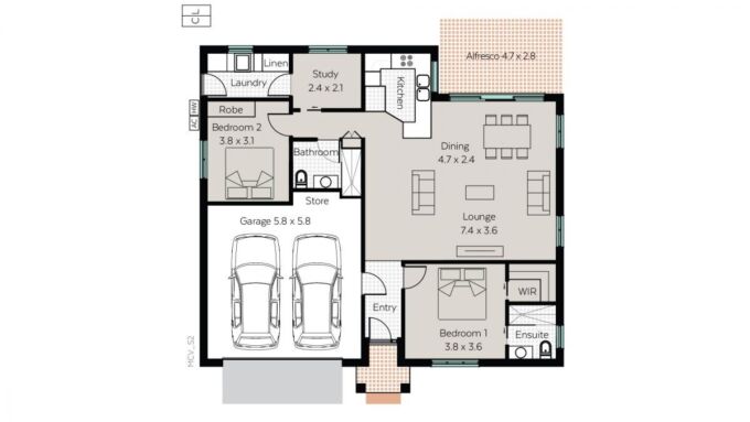 Unit 65 floor plan - click to expand