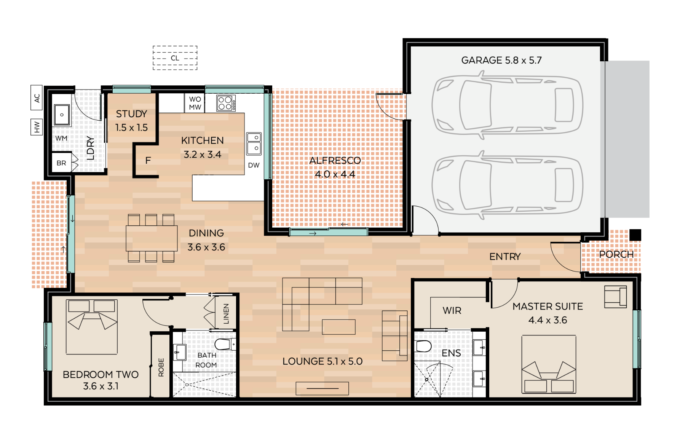 Queenscliff floor plan - click to expand